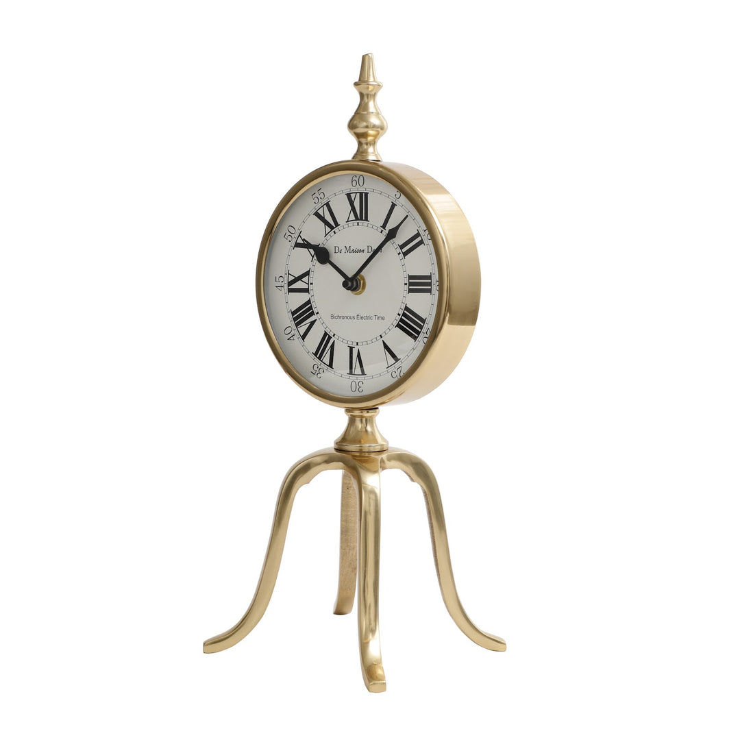 Expobazaar Quad Stand Clock In Gold
