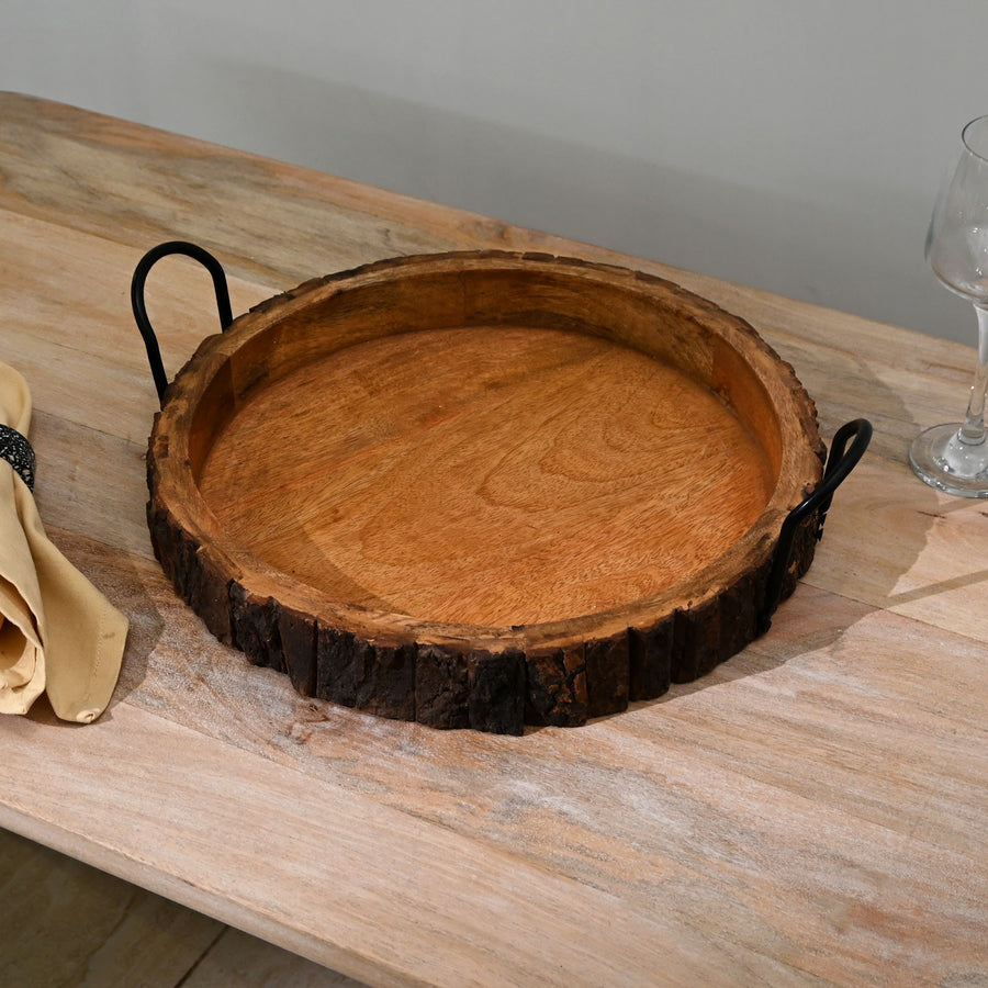 Bark Serving Tray Large