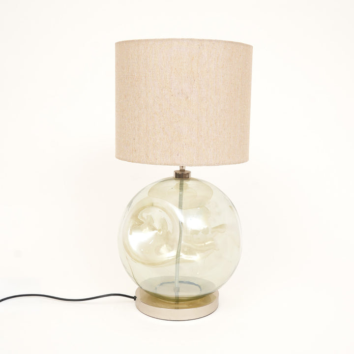 Frosted Glass Table Lamp for Living Room & Bedroom - Clear view 2