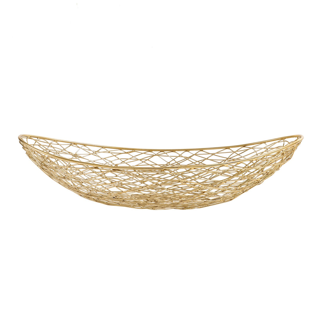 Expobazaar Vivian Basket in gold