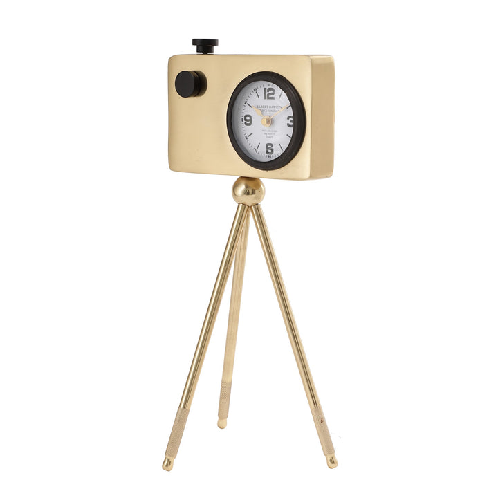 Expobazaar Cameratic Clock in Gold