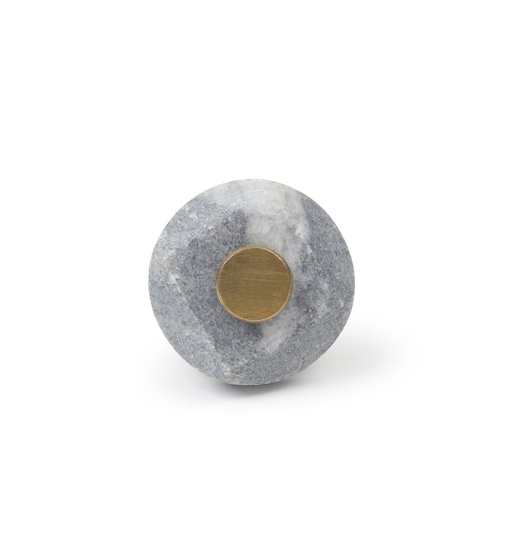 Slate Natural Marble Cabinet Knobs Set of 6 view 4
