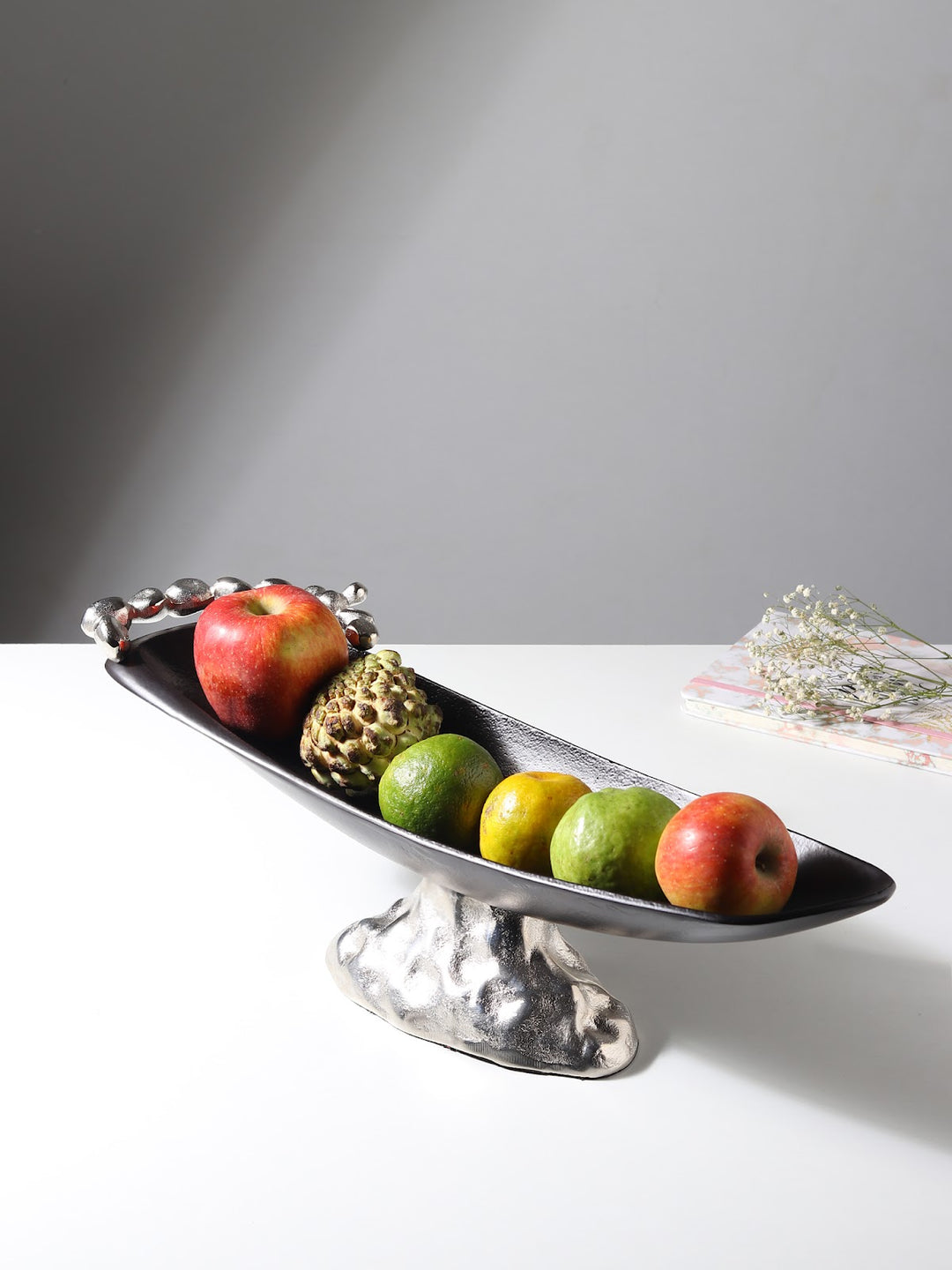 Expobazaar Stones Orivia Silver Platter Large