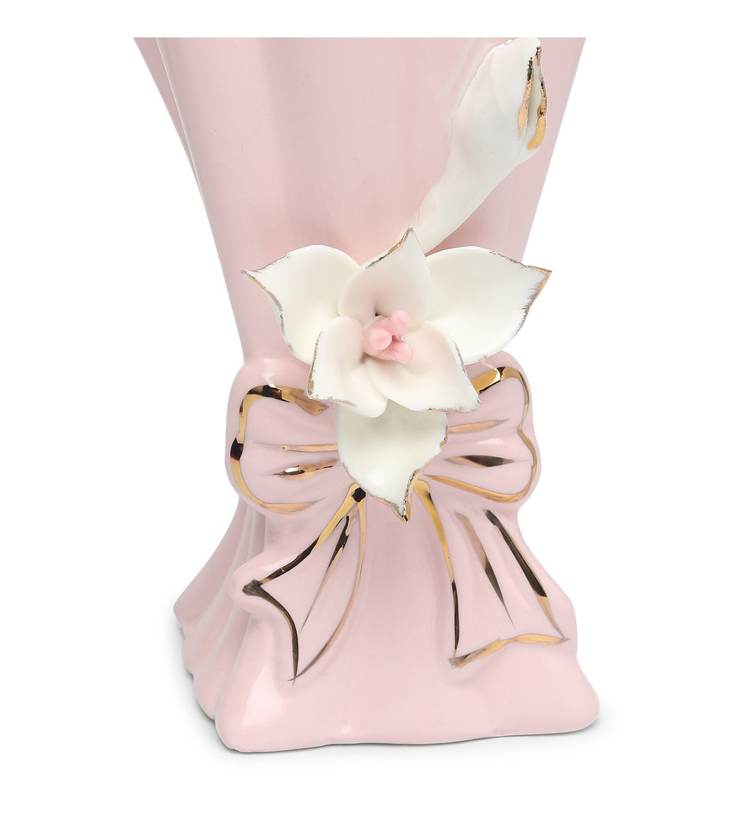 Isolde Fleur Floral Porcelain Vase Pink Small view 4