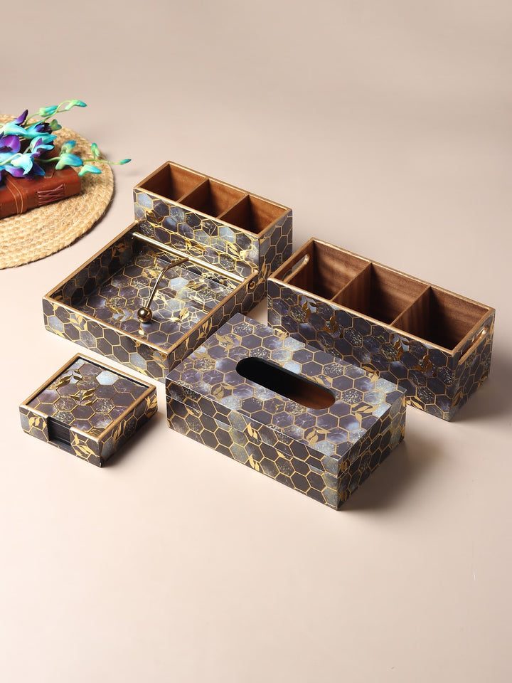 Expobazaar Gilded Hive Tissue Box