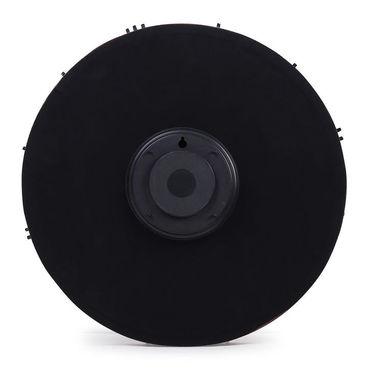 Expobazaar Eclipta Silver Wall Clock
