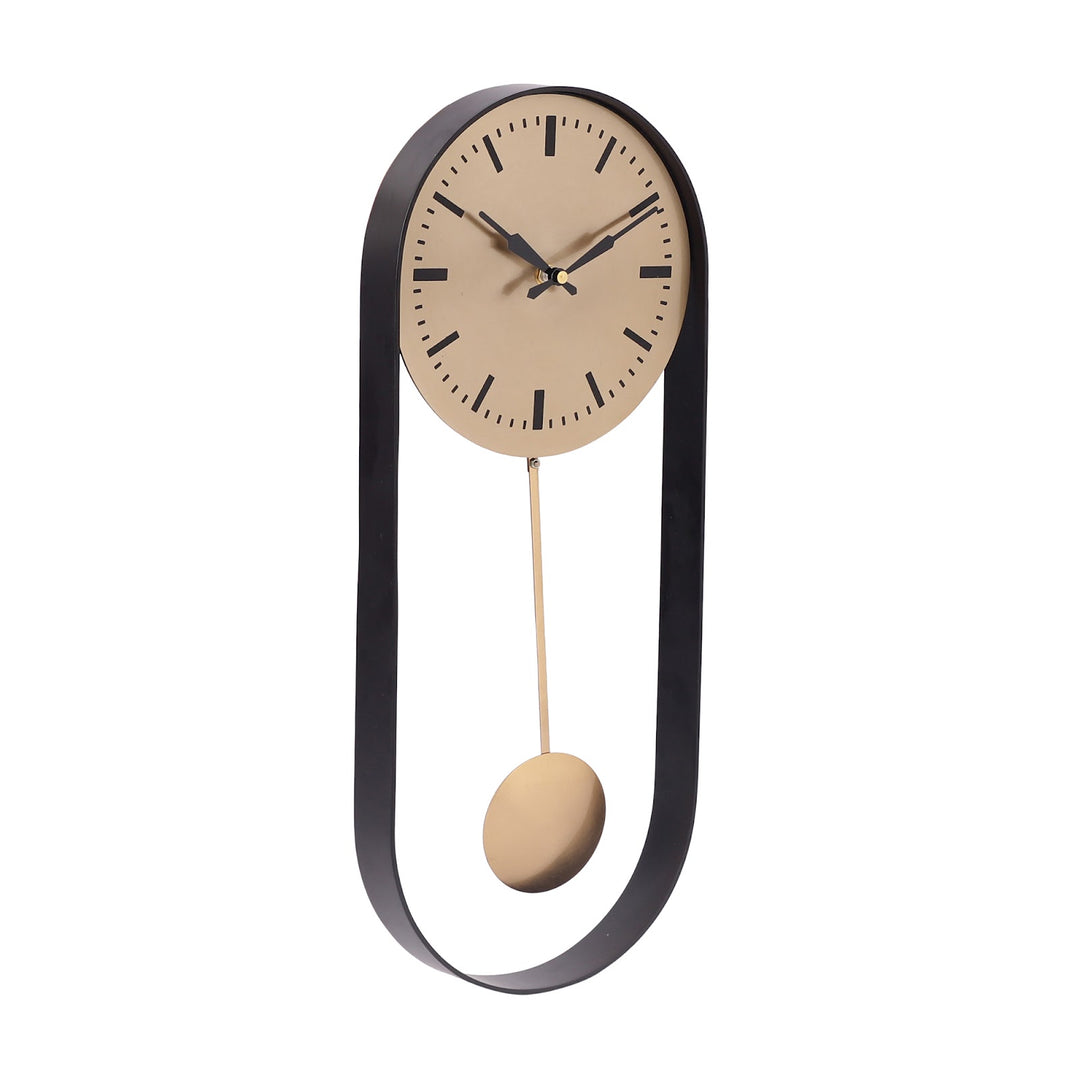 Expobazaar Gold Aluminium Analog Designer Pendulum Pendulum