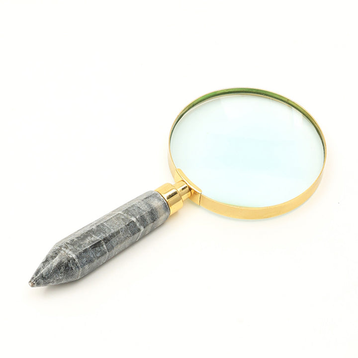 Rickon Marble Handle Handheld Table Magnifier