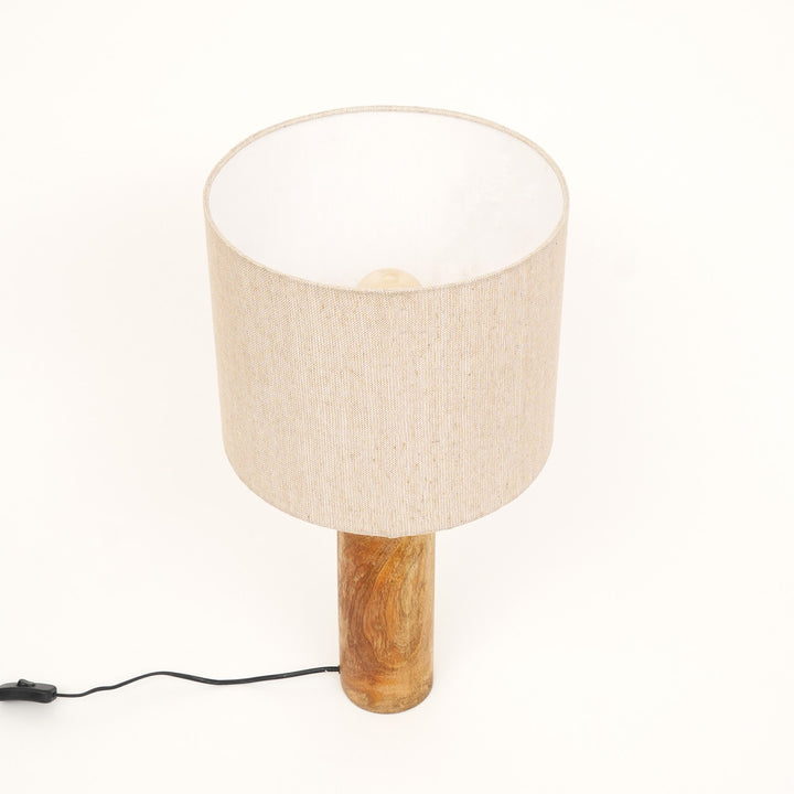 Wooden Table Lamp for Living Room & Bedroom view 3