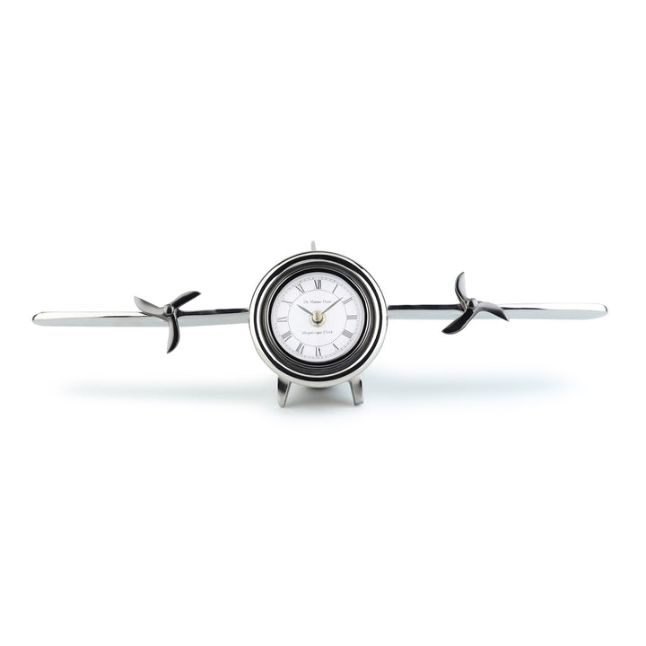 Expobazaar Jettison Table Clock In Silver