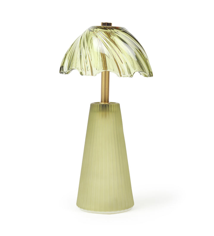 Calista Crystelle Sculpted Glass Table Lamp Style 1 view 4