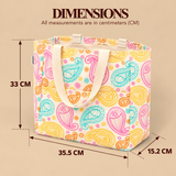 Multicolour Paisley Print Canvas Tote Bag
