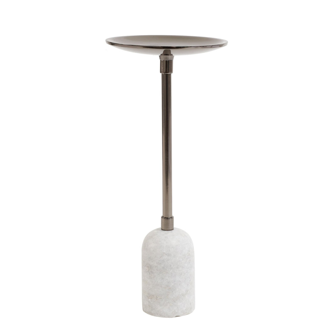 Expobazaar Marble Pillar Candle Large Stand In Black