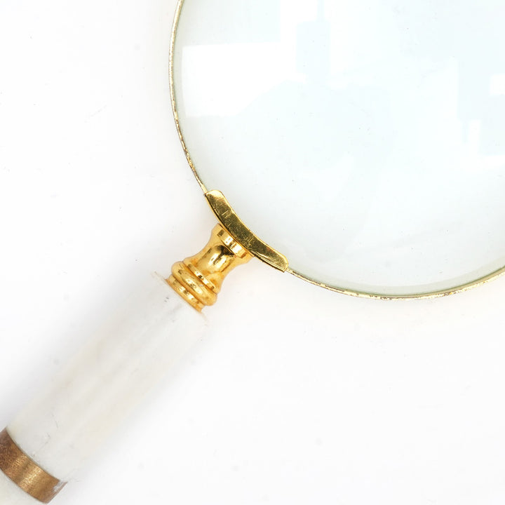 Bealor Marble Handle Handheld Table Magnifier