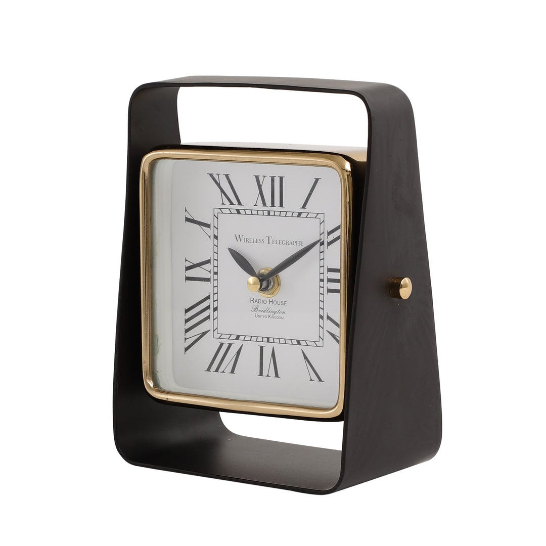 Expobazaar White Square Table Tempovista Clock