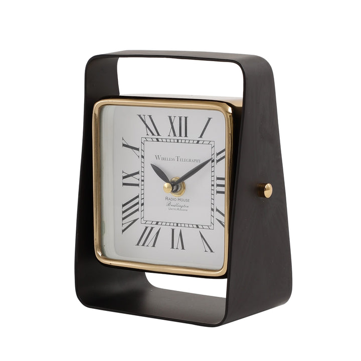 Expobazaar White Square Table Tempovista Clock
