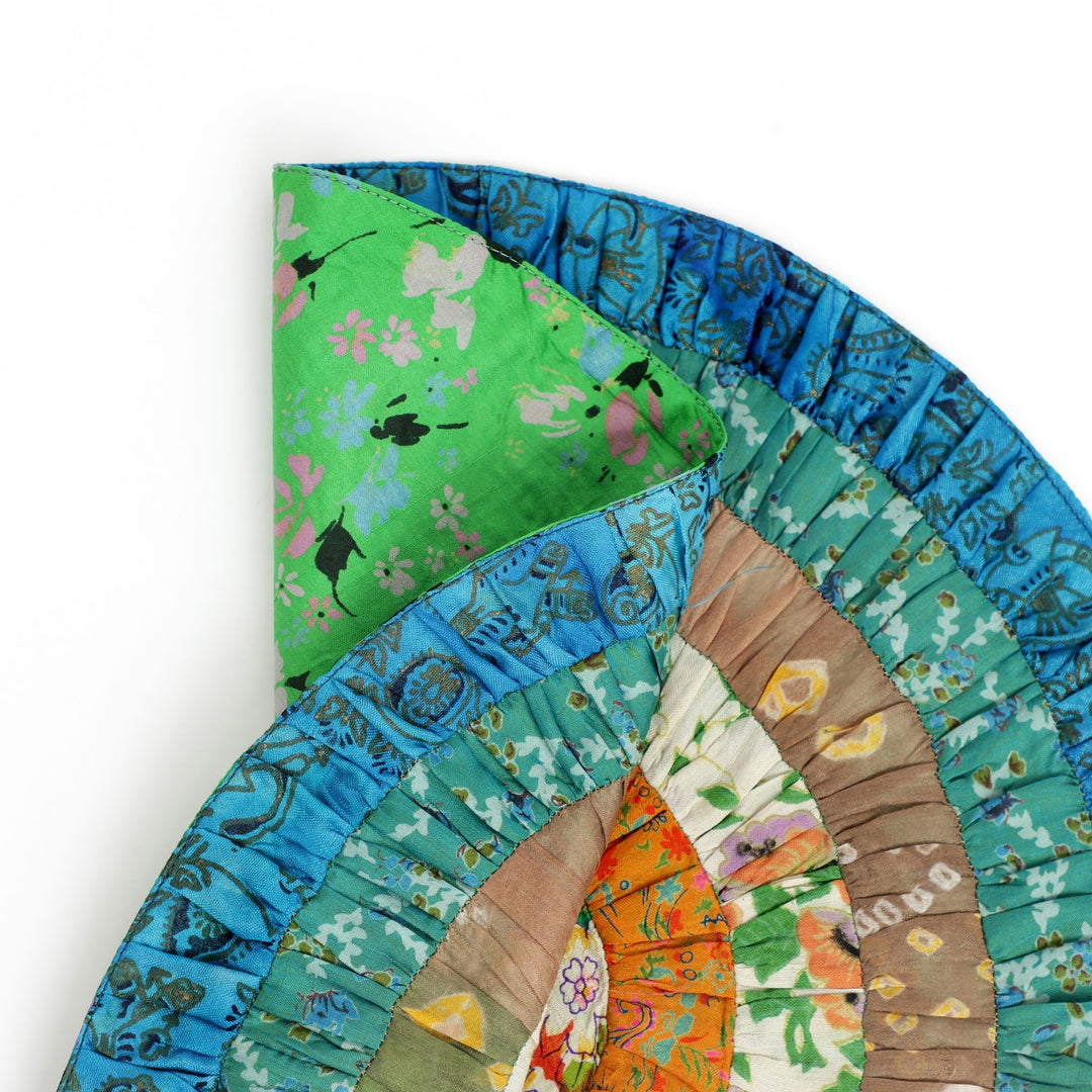 Silk Round Table Mat Set of 2, view 12