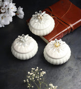 Sunpetal Jewelled Porcelain Trinket Box Set view 1