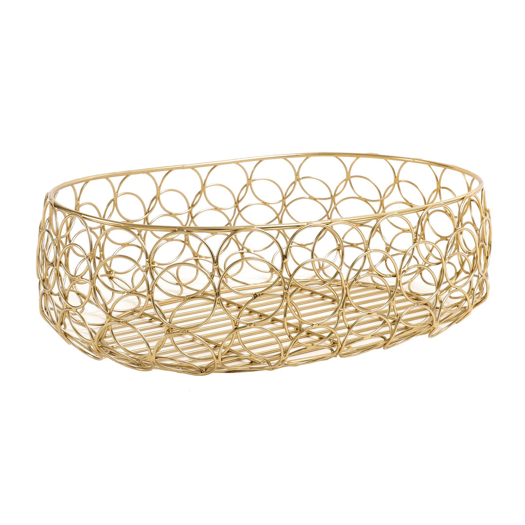 Expobazaar Meza Basket gold