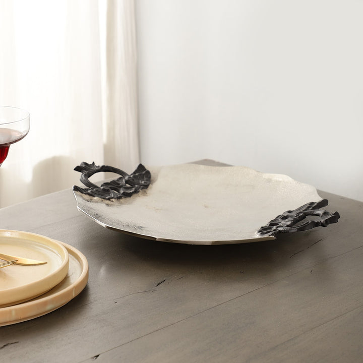 Expobazaar Midas Silver Round Tray