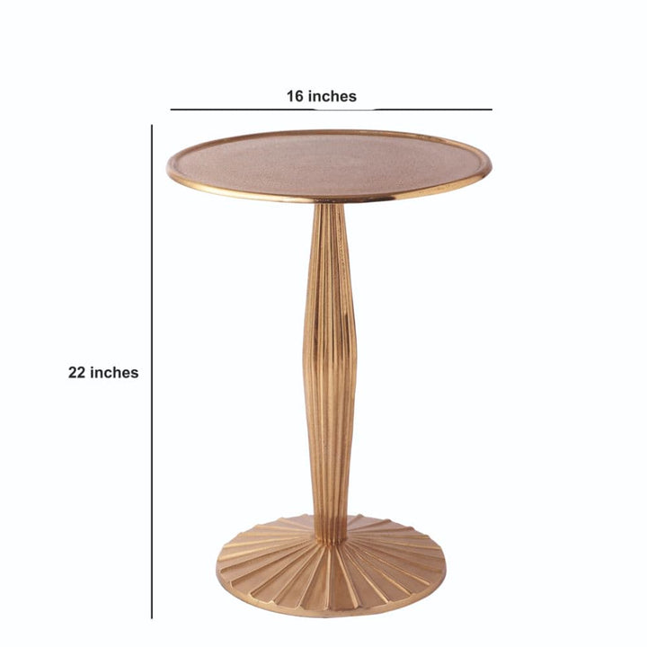 Expobazaar Radiant Gold Duo Side Tables Large