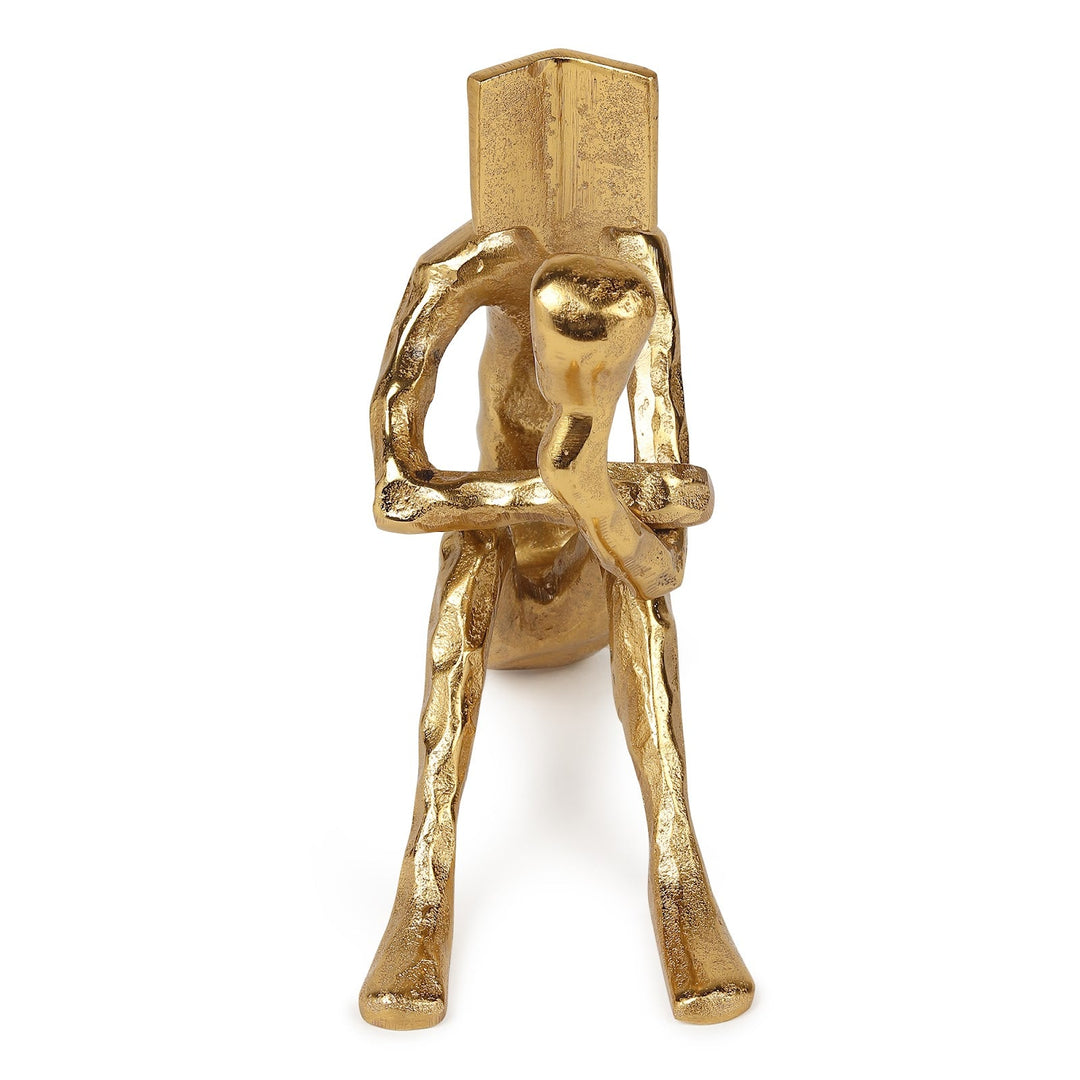Expobazaar Pensive Reader in gold