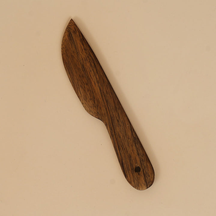 Mini mango wood cheese board with knife