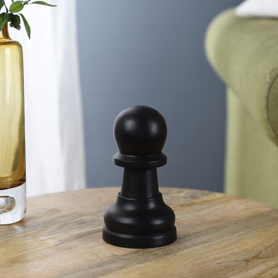 Expobazaar Chess Pawn Black Showpiece