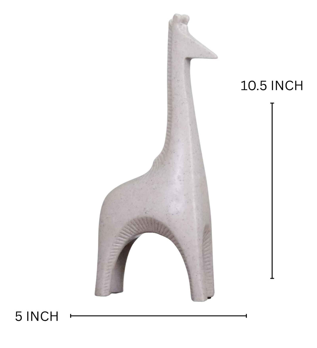 Expobazaar Minimalist Giraffe Resin Sculpture for Modern Home Decor