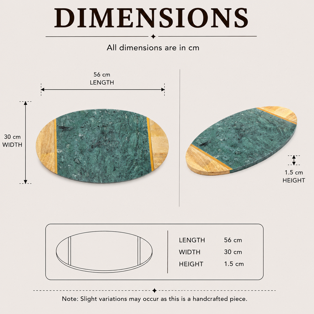 Elegant Marble Cheese Board