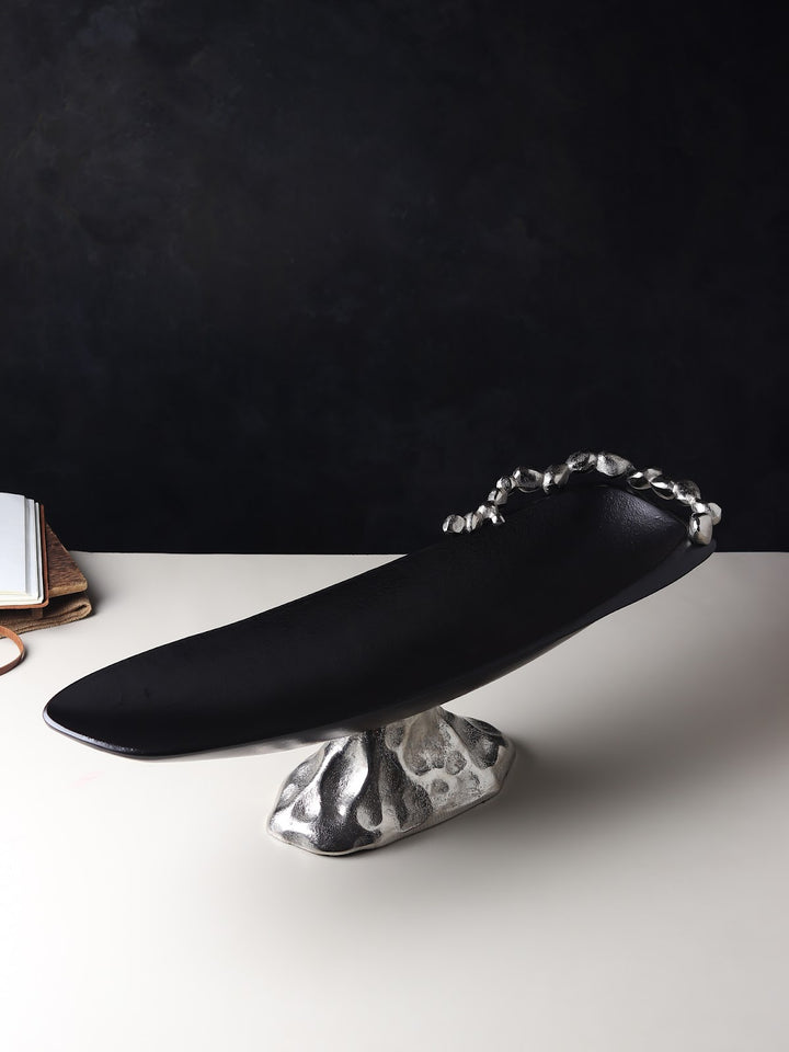 Expobazaar Stones Orivia Silver Platter Medium