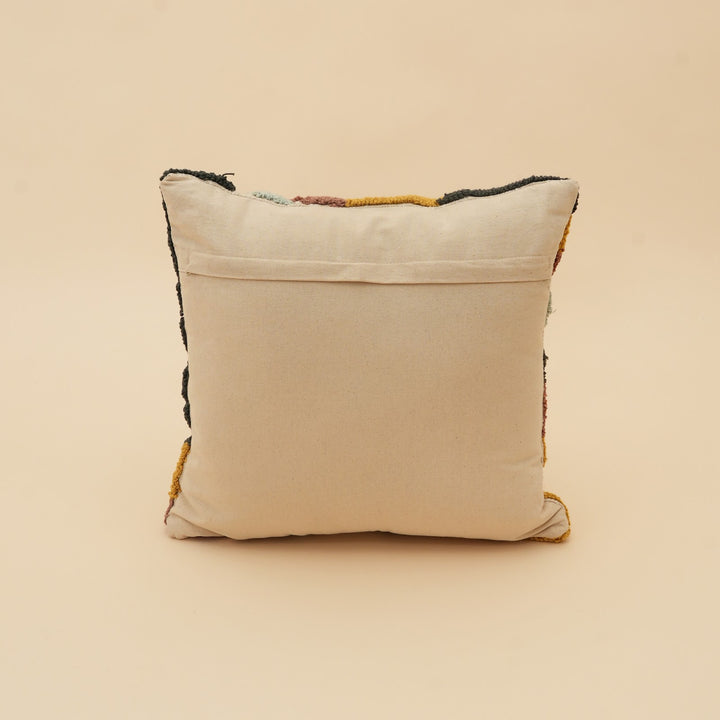Abstract Wave Tufted Cushion, Multicolour, View 5