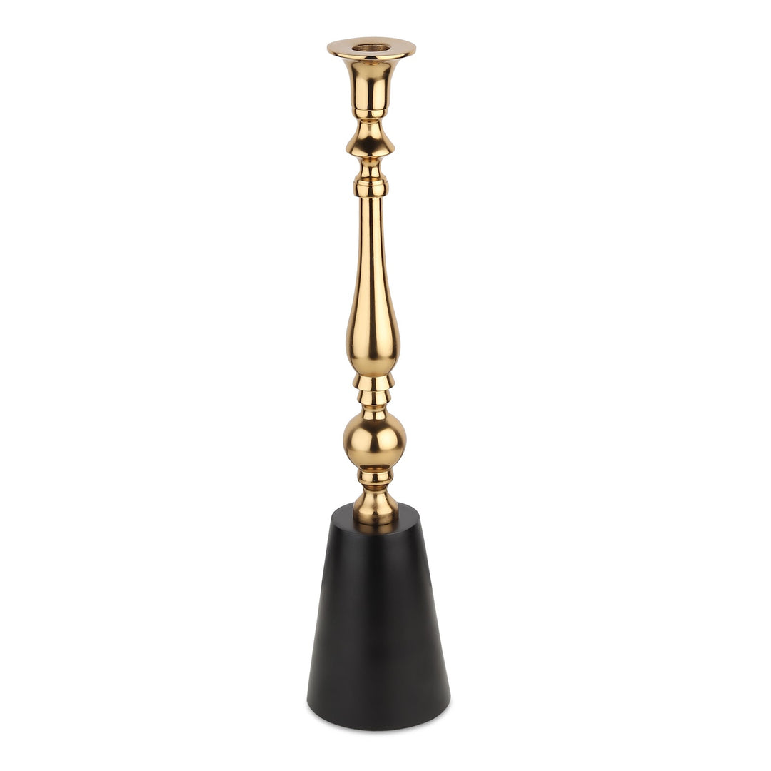 Expobazaar Valora Gold Candle Holder Large