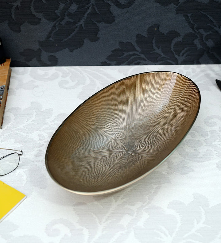 Expobazaar The shining Gold Serving Basket