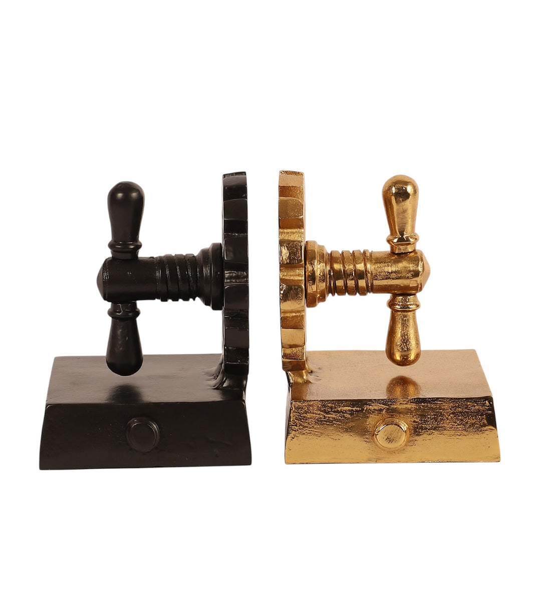 Expobazaar The Gearlock Bookend Gold & Black