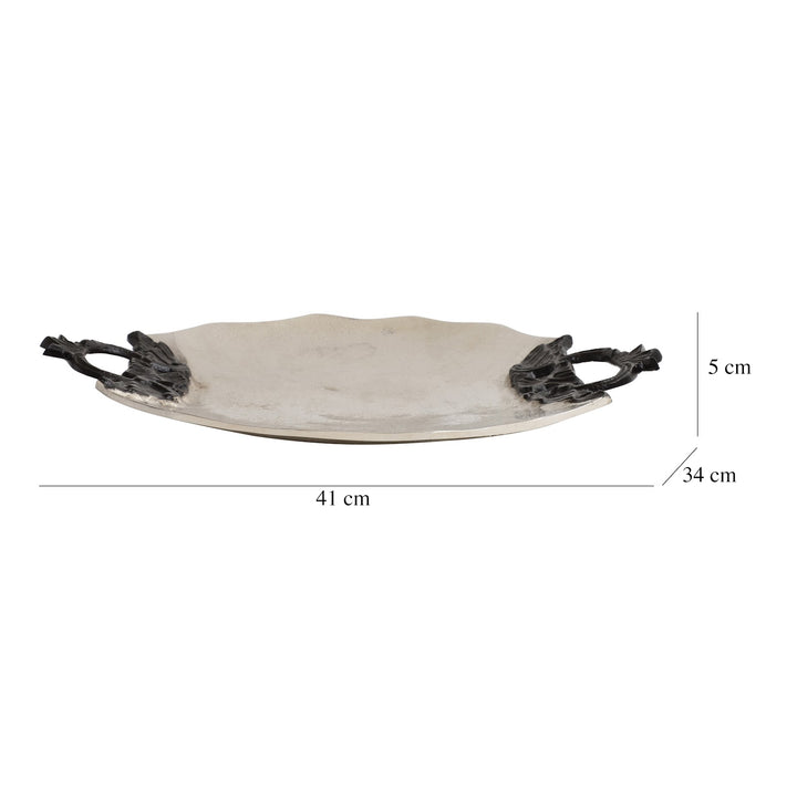 Expobazaar Midas Silver Round Tray