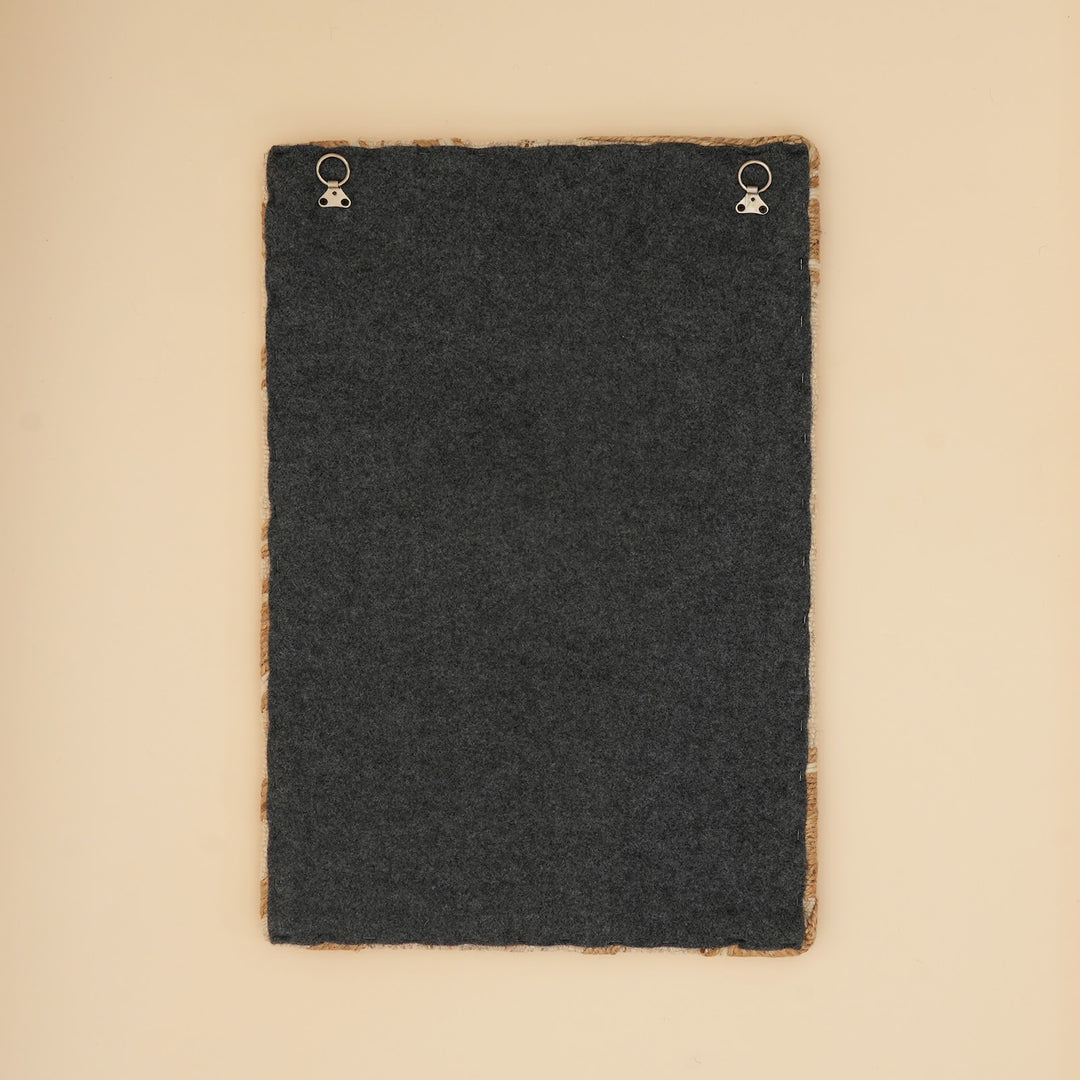 Organic Waves Jute and Wool Wall Art, View 6