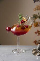 Bird Shaped Mocktail Glass in borosilicate glass, 400 ml