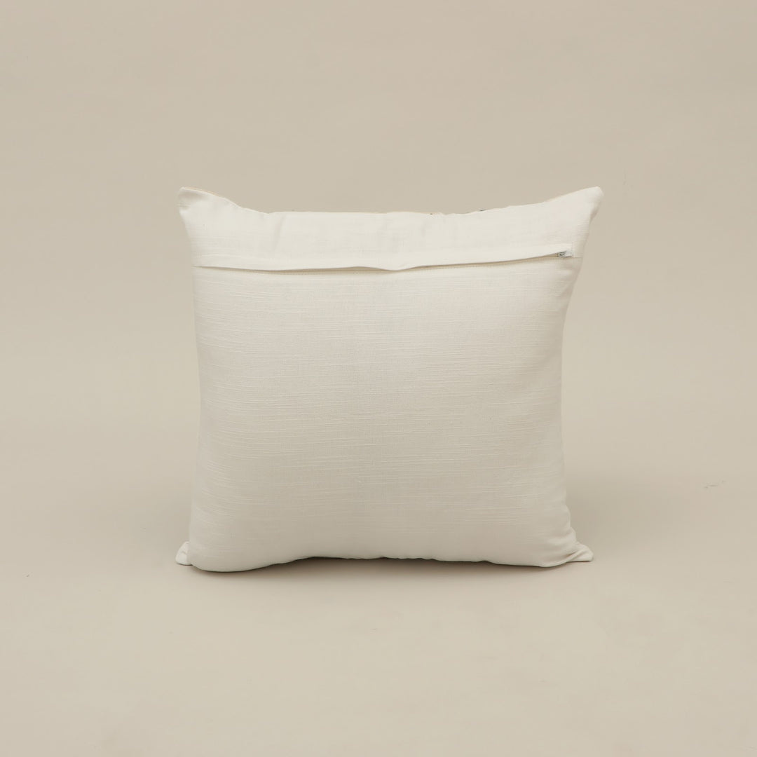Abstract Brushstroke Embroidered Cushion Cover, View 3