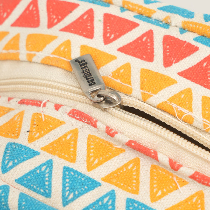 Thermal Insulated Lunch Tote, Triangle Pattern, View 5