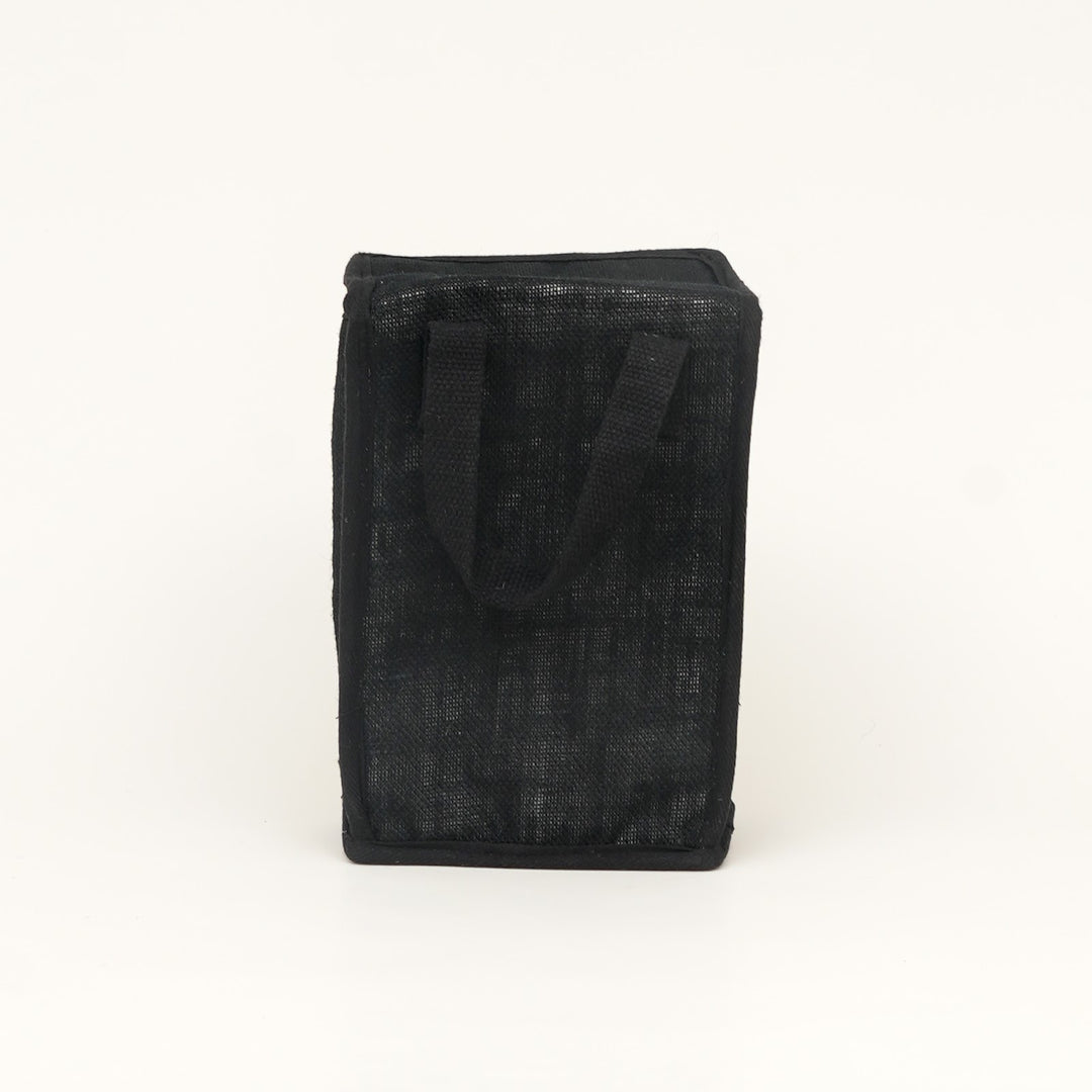 Insulated Jute Lunch Bag, Super Chef Print, View 5