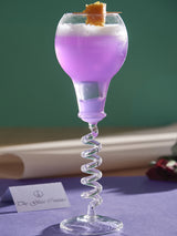 Celestial Spiral Designer Glass in borosilicate glass, 350 ml
