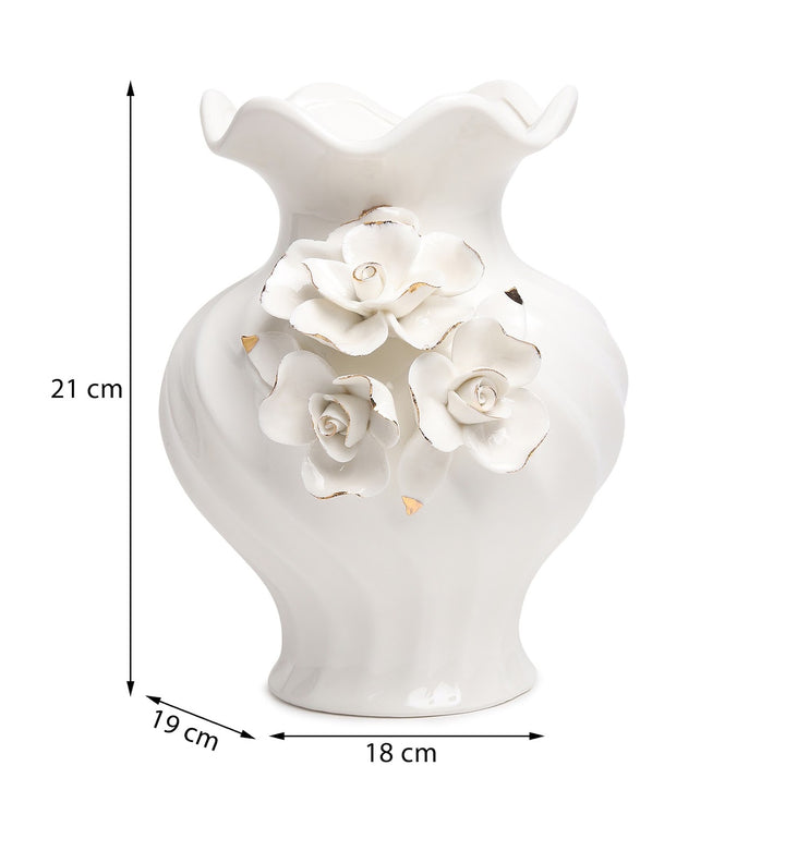 Odessa Fleur Floral Porcelain Flower Vase view 3