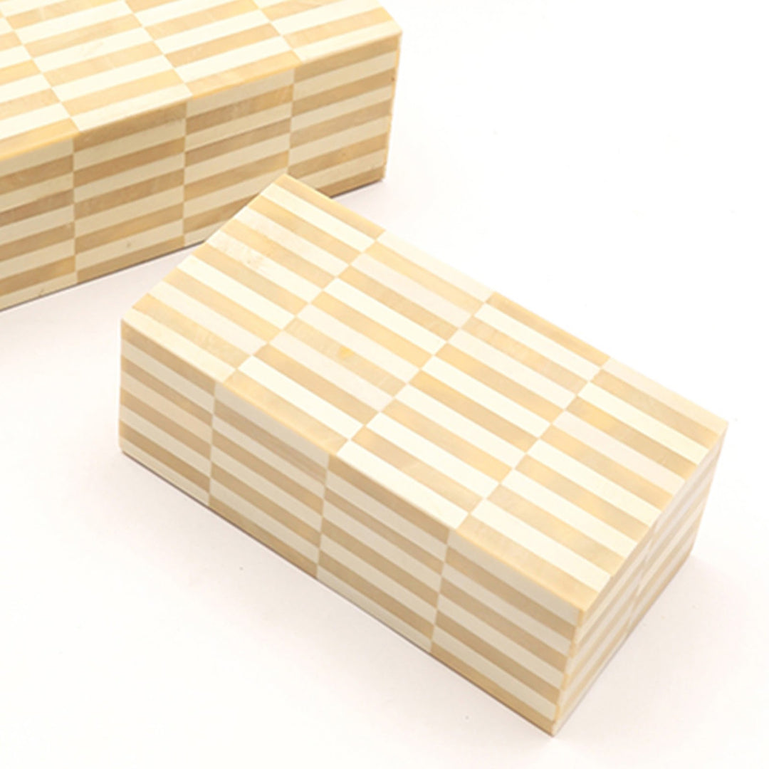 Ivory Inlay Decorative Storage Box Small