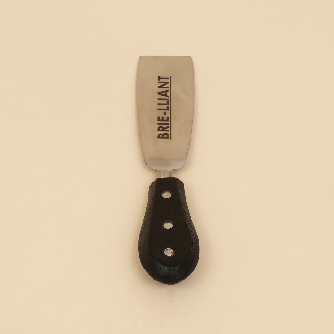 Cheese knife and spreader serving set