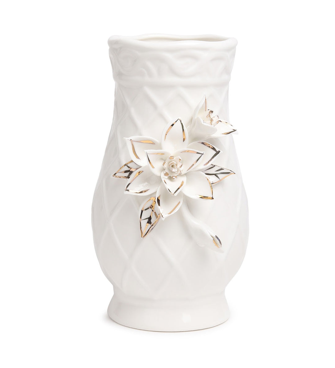 Margaux Fleur Sculpted Bloom Porcelain Vase view 4