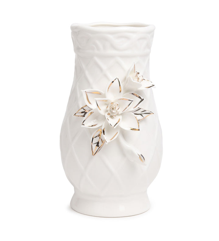 Margaux Fleur Sculpted Bloom Porcelain Vase view 4