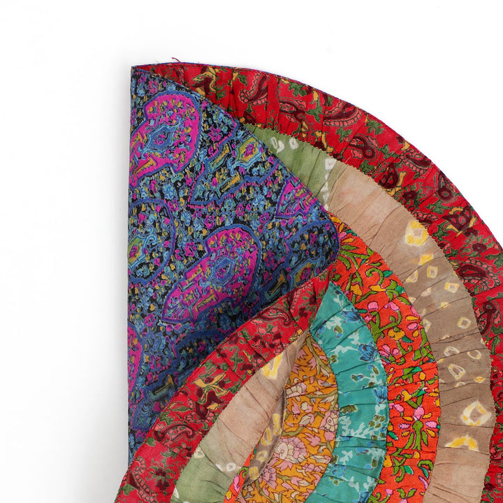 Silk Round Table Mat Set of 2, view 20