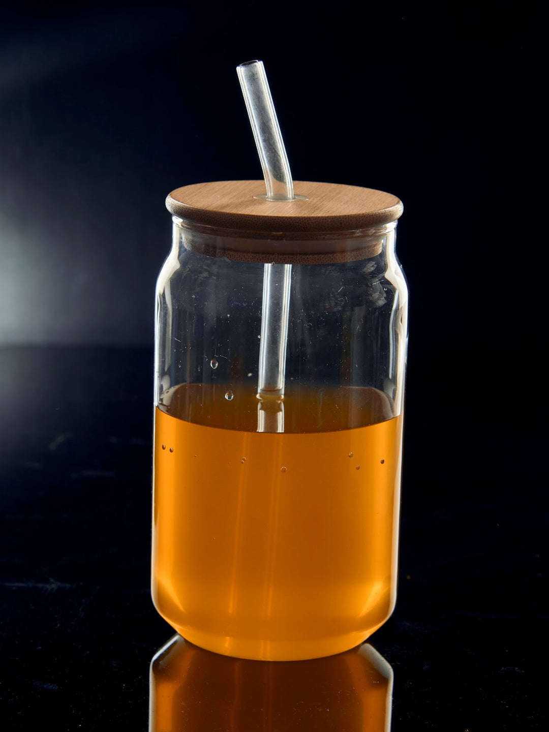 Glass Tumbler with Lid in crystal glass, 500 ml