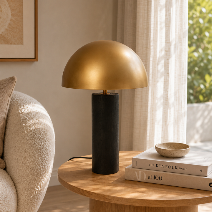 Rattan Table Lamp for Living Room & Bedroom